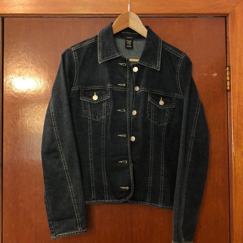 Dark blue jean jacket🤩🔥💙
